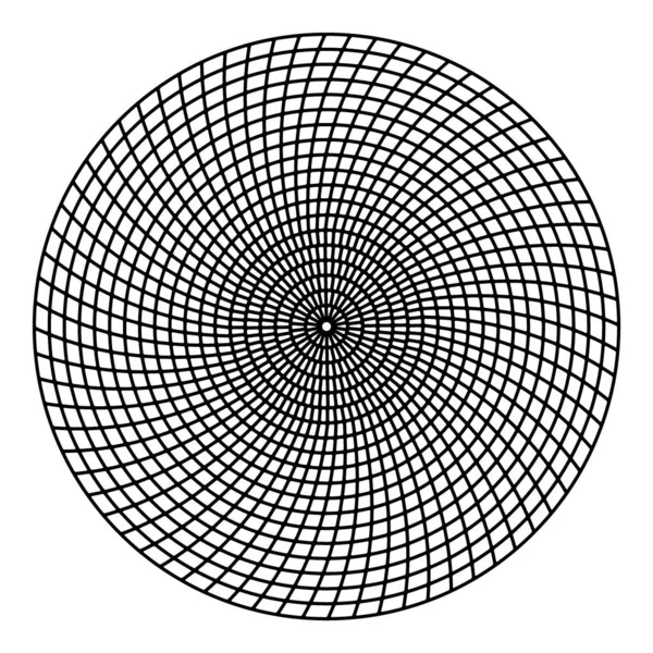 Abstract Spiral Circular Pattern Illustration — Stock Vector