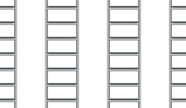 Seamless Pattern Vertical Metal Stepladder Vektorová Grafika