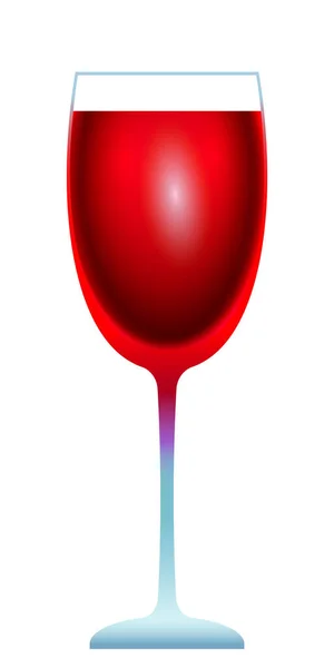 红酒对杯子的说明 免版税图库插图
