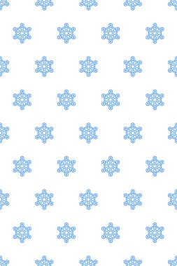 Soyut bir kar tanesinin kusursuz deseni