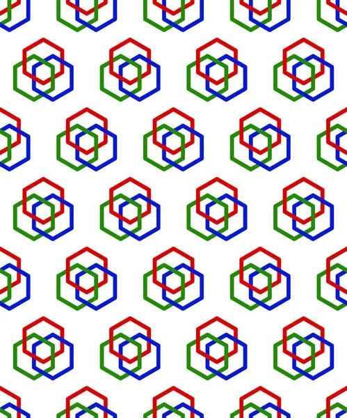 Seamless Pattern Abstract Hexagon Desig Royalty Free Stock Vectors