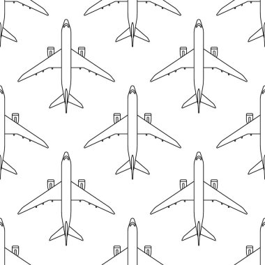 Çift motorlu uçağın hatları kusursuz.