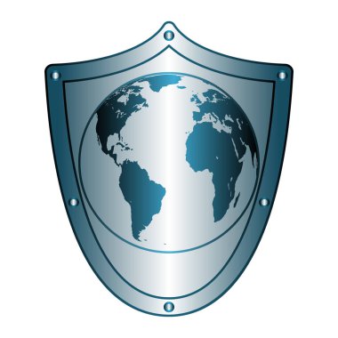 Kadim kalkan ve kürenin bir yansıması.