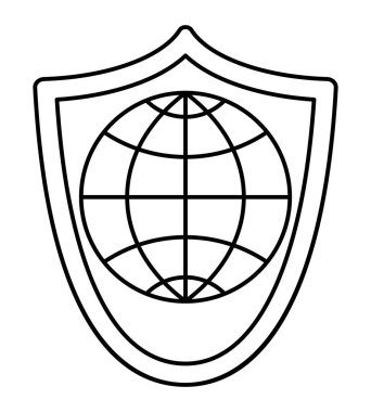 Eski dünya ve kalkanın bir yansıması.