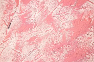 Arka plan olarak beton dokusu. Pembe ve beyaz yatay resim. Renkli sıva arkaplanı.