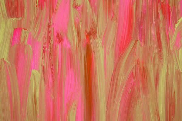 Colorful painting texture as a background. Red and green abstract horizontal image. Acrylic painting.