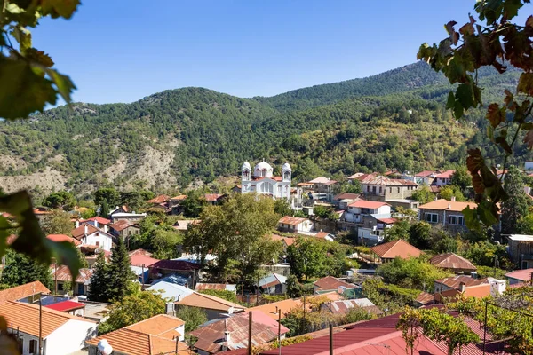 Pedoulas Dorf Troodos Gebirge Bezirk Nikosia Zypern — Stockfoto