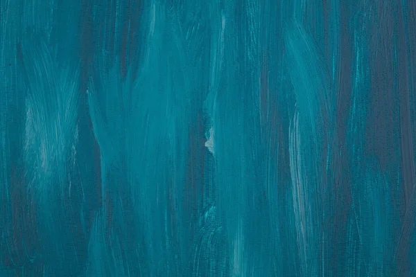 Bunte Maltextur Als Hintergrund Blaues Abstraktes Horizontales Bild Acrylmalerei — Stockfoto