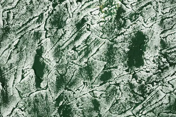 Betonová Textura Jako Pozadí Zelená Bílá Štuková Stěna Horizontální Obraz — Stock fotografie