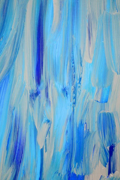 Цветная Текстура Живописи Фон Синее Серое Абстрактное Вертикальное Изображение Акриловая — стоковое фото