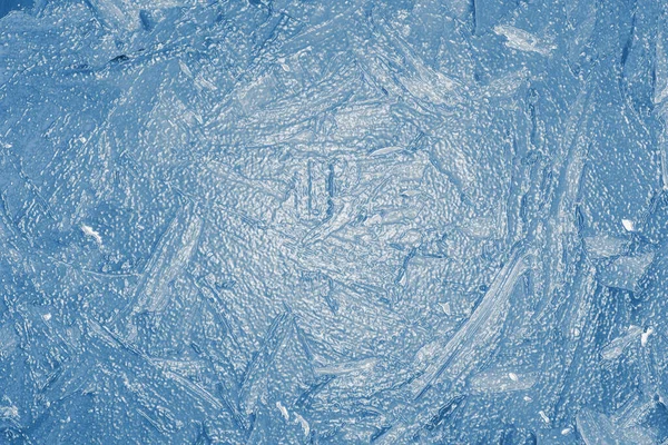 Kék Fényes Műanyag Textúra Vízszintes Kép — Stock Fotó