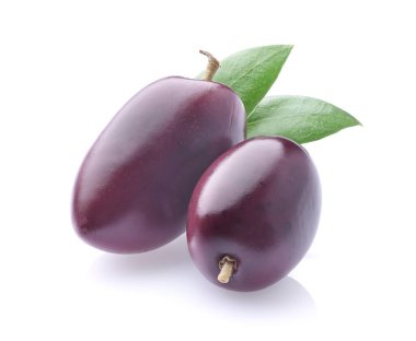 Yakından yapraklı Kalamata zeytinleri