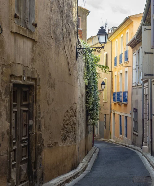Узкий Старый Вид Город Bziers France — стоковое фото
