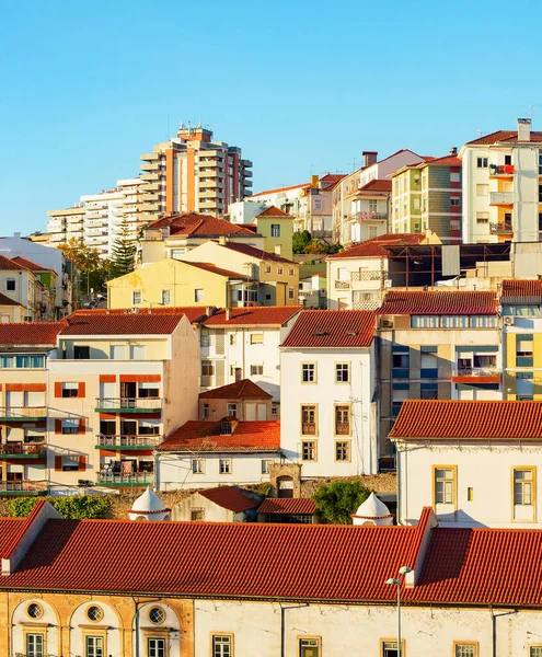 Sunset View Porto Skyline Házak Hagyományos Építészet Portgal — Stock Fotó