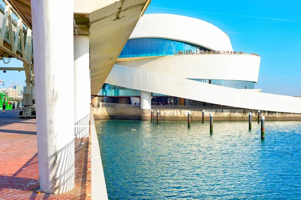 Porto Portugal Octubre 2022 Puerto Leixoes Edificio Terminal Cruceros Arquitectura —  Fotos de Stock