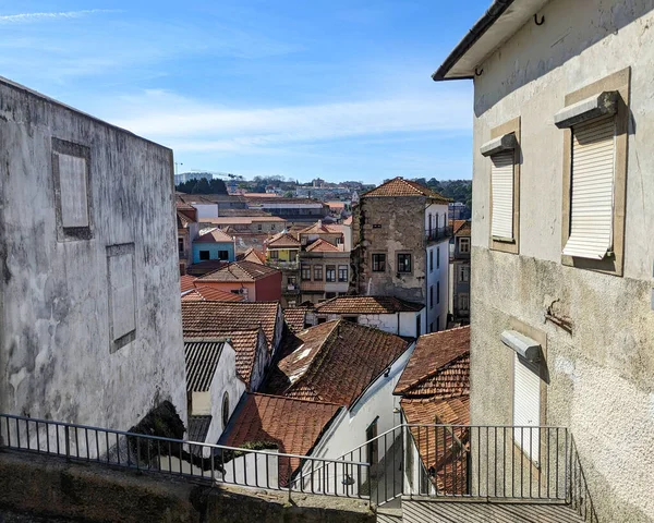 Vista Cidade Velha Porto Portugal — Fotografia de Stock