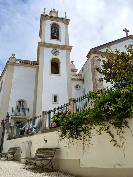 Приходская Церковь Святого Петра Фигейра Фос Португалия Стоковое Фото
