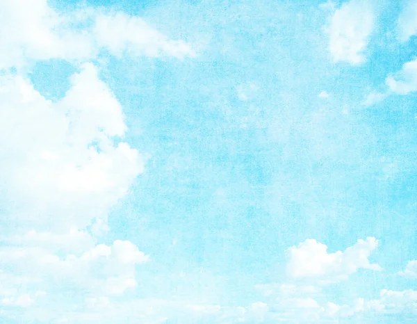 Fondo Cielo Azul Con Unas Nubes Minúsculas —  Fotos de Stock