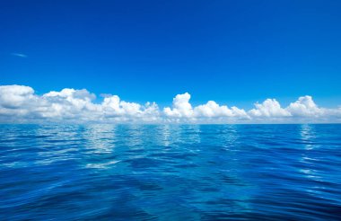 Plaj ve tropikal deniz. doğa arkaplanı