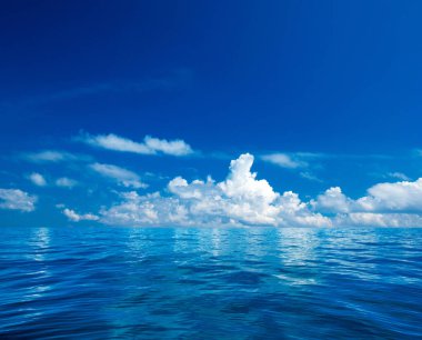 Plaj ve tropikal deniz. doğa arkaplanı