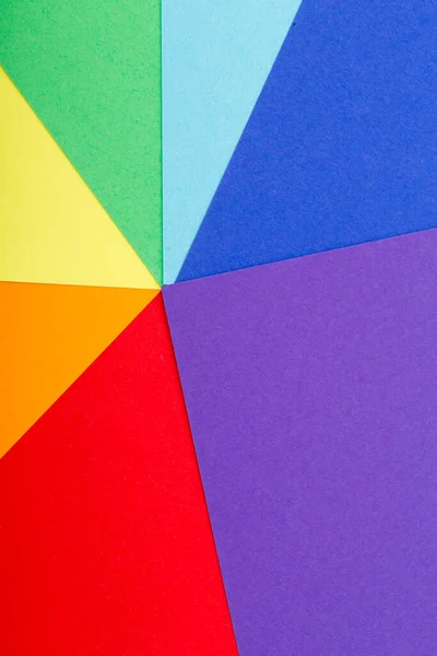 不同颜色的硬纸板做成的彩色背景 — 图库照片