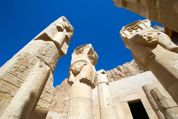 Древние Руины Храма Карнак Египте — стоковое фото