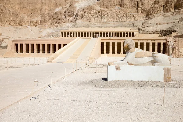 Chrám Královny Hatšepsut Nedaleko Luxoru Egyptě — Stock fotografie