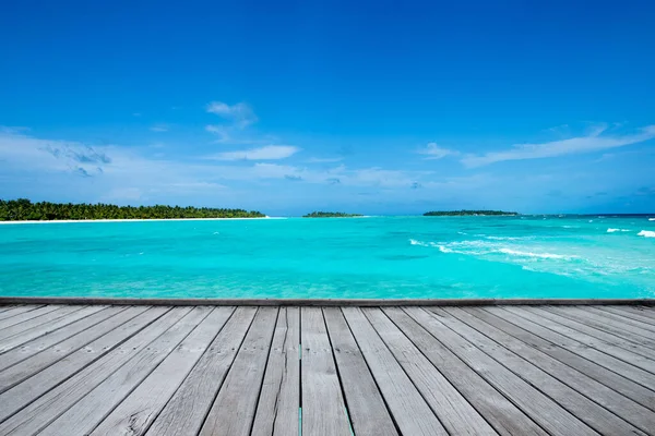 ビーチと熱帯の海 ビーチの風景 — ストック写真