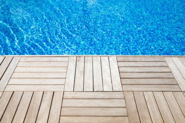 Mavi Yüzme Havuzu, yüzme havuzunda su arka plan.