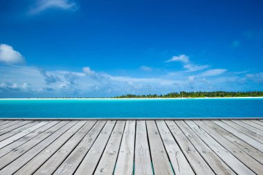  Plaj ve tropikal deniz. plaj manzarası 