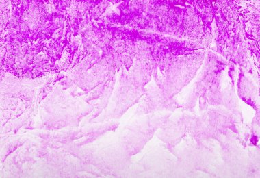 Pembe suluboya sıçrama sesi. Çizerek