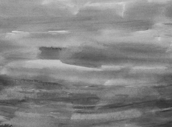Abstrakter Grauer Aquarell Hintergrund Hand Mit Pinsel Bemalt — Stockfoto