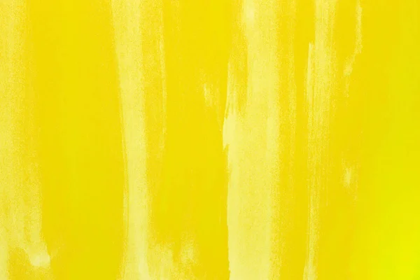 Желтый Акварельный Фон Кистью — стоковое фото