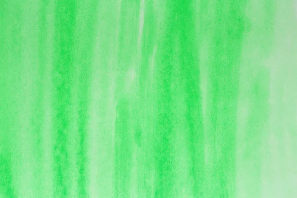 Zelené Akvarel Pozadí Ručně Malováno Štětcem — Stock fotografie