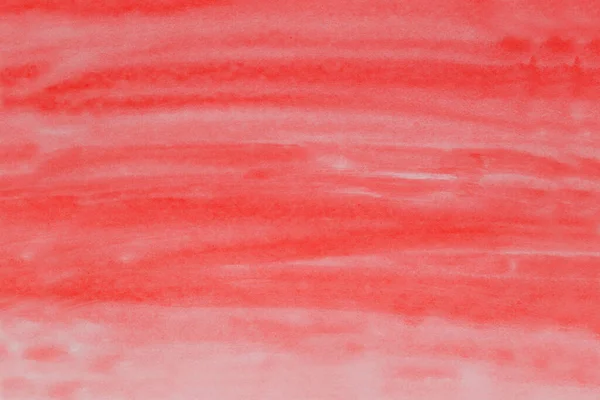 Acuarela Roja Abstracta Sobre Fondo — Foto de Stock