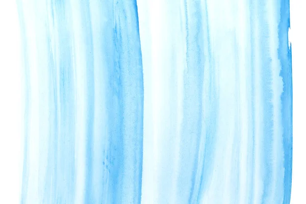 Astratto Sfondo Acquerello Blu Colore Che Schizza Sulla Carta Disegnato — Foto Stock