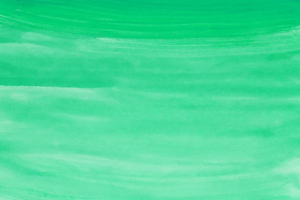 Sfondo Verde Acquerello Mano Dipinta Pennello — Foto Stock