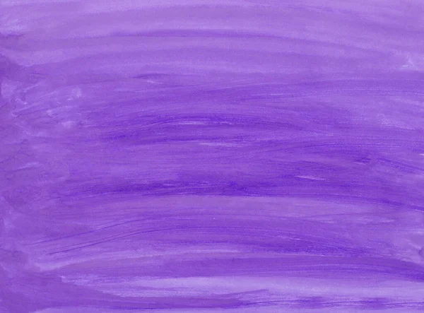 Фіолетовий Колір Акварельного Живопису Пензлем Штриха Фону Рука Пофарбована Пензлем — стокове фото