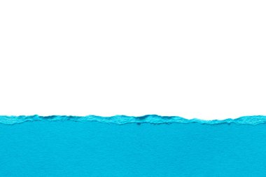 kırpma yolu ile beyaz arkaplan üzerinde yırtık kağıt