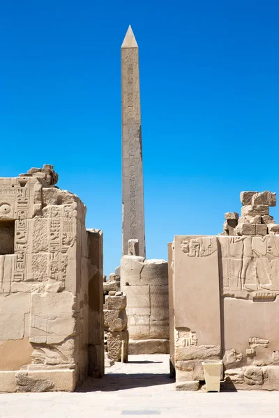 Afrika Egypten Luxor Karnak Templet — Stockfoto