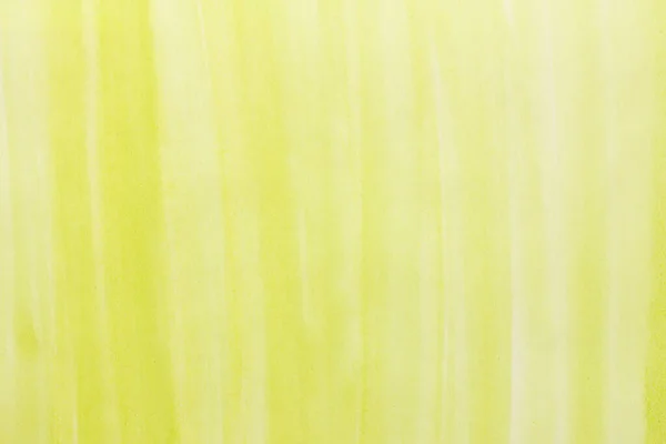Жовтий Акварельний Фон Рука Пофарбована Пензлем — стокове фото