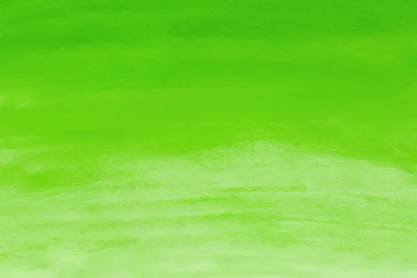 Grön Akvarell Bakgrund Handmålade Med Pensel — Stockfoto