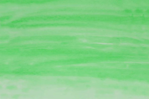 Yeşil Suluboya Arka Plan Fırçayla Boyanmış — Stok fotoğraf