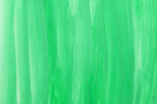 Zielone Tło Akwarela Ręcznie Malowane Pędzlem — Zdjęcie stockowe