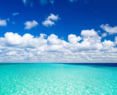 Plaj ve güzel tropikal deniz