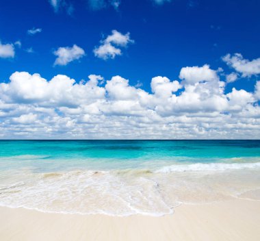 Plaj ve güzel tropikal deniz