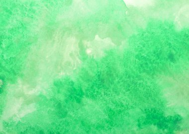 Yeşil suluboya sıçrama kontur arka plan. çizerek