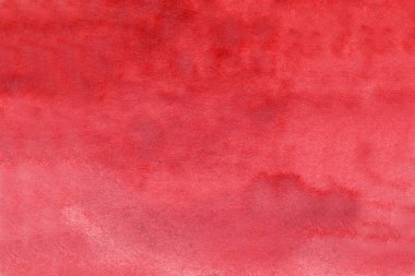 Kırmızı suluboya doku. Suluboya kırmızı arka plan resmi. Soyut suluboya el boyası arka plan.