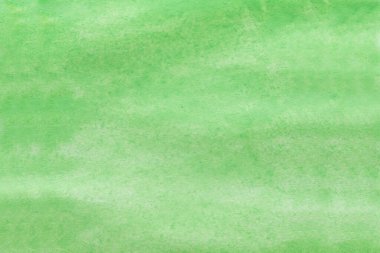 Yeşil watecolor arka planı. Elle boyanmış yeşil suluboya. Soyut suluboya arkaplanı