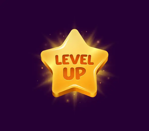Level Rank Star Game Interface Badge Shine Vector Bonus Award Royalty Free Stock Vectors